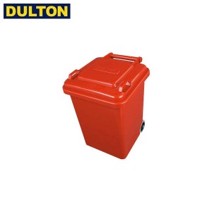 DULTON プラスチック トラッシュカン 18L レッド (品番：100-195RD) ダルトン インダストリアル アメリカン ヴィンテージ 男前