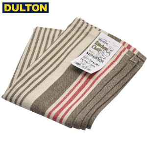 DULTON キッチン クロス モカ×レッド KITCHEN CLOTH MOCHA/RED (品番：S459-189MOR) ダルトン インダストリアル アメリカン ヴィンテー