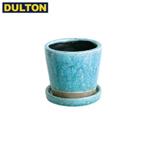 DULTON カラー グレーズド ポット ターコイズ COLOR GLAZED POT TURQUOISE (品番：CH13-G476TQ) ダルトン インダストリアル アメリカン 