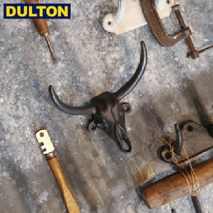 DULTON ブル スカル フック BULL SKULL HOOK A.BLACK 【品番：S555-379ABK】 ダルトン インダストリアル アメリカン ヴィンテージ 男前