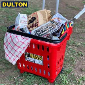 DULTON BASKET TROLLEY RED 【品番：S359-49RD】 ダルトン インダストリアル アメリカン ヴィンテージ 男前 バスケット トローリー レッ