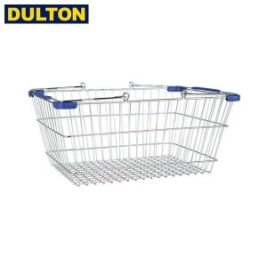 DULTON MARKET BASKET (S) CHR/BLU (品番：CH99-W04S/C/B) ダルトン インダストリアル アメリカン ヴィンテージ 男前 マーケットバスケッ