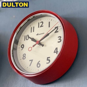 DULTON WALL CLOCK RED (品番：S426-207RD) ダルトン インダストリアル アメリカン ヴィンテージ 男前 ウォールクロック レッド