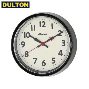 DULTON WALL CLOCK BLACK (品番：S426-207BK) ダルトン インダストリアル アメリカン ヴィンテージ 男前 ウォールクロック ブラック