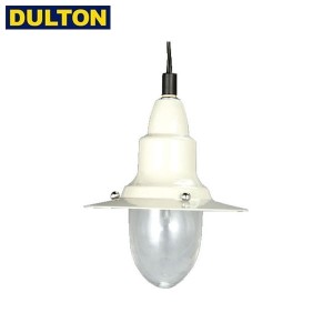 DULTON PENDANT LAMP W/GLASS IVORY (品番：100-093IV) ダルトン インダストリアル アメリカン ヴィンテージ 男前 ペンダント ランプ