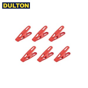 (長期欠品中、予約販売)DULTON 6 COLORED CLIPS A RED (品番：118-345ARD) ダルトン インダストリアル アメリカン ヴィンテージ 男前 6 