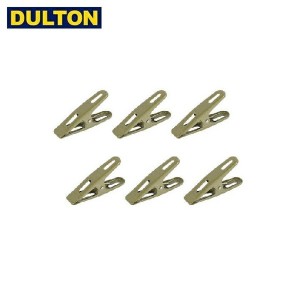 (長期欠品中につき、入荷次第の予約販売)DULTON 6 COLORED CLIPS A OLIVE DRAB (品番：118-345AOV) ダルトン インダストリアル アメリカ