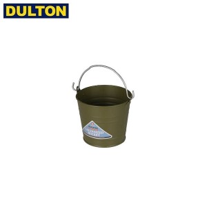 DULTON ガルバナイズド バケツ 1L オリーブドラブ GALVANIZED BUCKET 1L OLIVE DRAB(CODE：H19-0047-1OV) ダルトン インダストリアル DIY