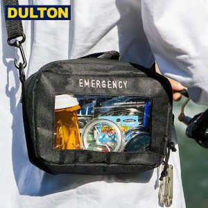 (長期欠品中につき、入荷次第の予約販売)DULTON エマージェンシー ポーチ ブラック EMERGENCY POUCH BLACK 【CODE：H21-0382BK】 ダルト