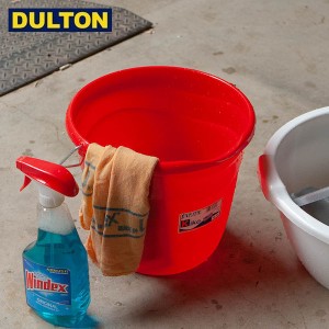 DULTON イタリアン バケツ 10L コーラルレッド ITALIAN BUCKET KIKO 10L CORAL RED (CODE：RN-0419-RDB) ダルトン インダストリアル 男前