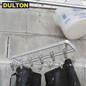 DULTON ピンチ ハンガー ロング 12クリップ アルミニウム PINCH HANGER LONG 12CLIPS ALUMINUM (CODE：RN-0429LG/12) ダルトン インダス