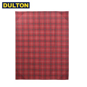 DULTON プラッド プリント テーブルクロス レッド PLAID PRINT TABLECLOTH RED (CODE：MZ-0456RD) ダルトン インダストリアル 男前