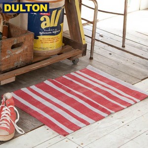 DULTON 50×75 COTTON HANDLOOM MAT RD コットン ハンドルーム マット レッド (品番：RN-0497-75RD) ダルトン インダストリアル アメリカ