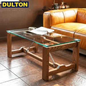 DULTON “WRIGHT” COFFEE TABLE CLEAR "ライト" コーヒー テーブル クリアー (品番：YR-0522CL) ダルトン インダストリアル アメリカン 