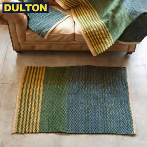 DULTON COTTON CHINDI HALF RUG GN/BL コットン チンディ ハーフ ラグ グリーン (品番：RN-0529-130GB) ダルトン インダストリアル アメ