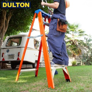 DULTON FIBER LADDER 5STEPS ORANGE ファイバー ラダー 5 ステップ オレンジ (品番：Y-0604-5OR) ダルトン インダストリアル アメリカン 