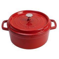 STAUB(ストウブ) ピコ・ココットラウンド 22cm チェリー 品番：RST4745 ZZED