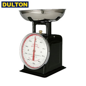 DULTON アメリカンキッチンスケール100-061 1kg ブラック (品番)BSK8507 ダルトン インダストリアル 男前インテリア