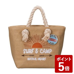 NH SURF&CAMP スウェット トートバッグ ベージュ 44-78782-3 正和