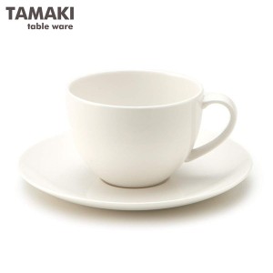 TAMAKI フォルテモア カップ&ソーサー ホワイト T-661963 丸利玉樹利喜商店