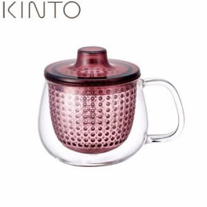 KINTO UNIMUG 茶こし付 350ml ワインレッド 22914 キントー ユニマグ