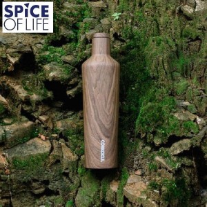 SPICE OF LIFE 水筒 ステンレスボトル 270mL CORKCICLE WALNUT CANTEEN 9OZ コーシクル ウォルナット キャンティーン 2009PWW スパイス