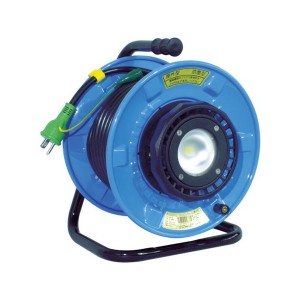 日動 防雨・防塵型LEDライトリール 漏電保護専用遮だん器付 SDW-EB22-10W