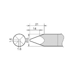 グット 替コテ先 RX-892AS用 15A RX89HRT15A
