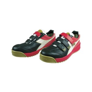 DIADORA 安全作業靴 ロビン 黒/白/赤 24.0cm ディアドラ RB213240-4321