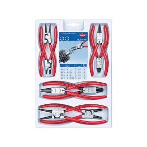 KNIPEX 002004V01 8本組 スナップリングプライヤー 002004V01