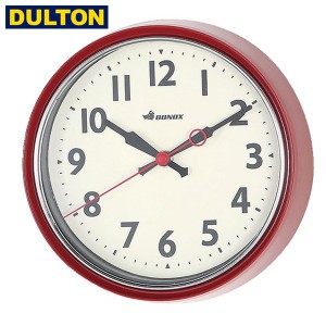 DULTON ウォールクロック レッド S426-207RD ダルトン