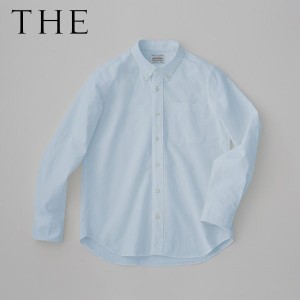 『THE』 THE SHIRTS Botanical dye LIGHT BLUE S ピグメントダイ（製品後染め） 中川政七商店