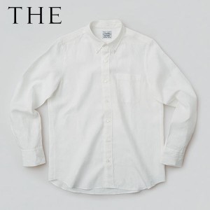 『THE』 THE LINEN SHIRTS M WHITE 麻 リネンシャツ 中川政七商店