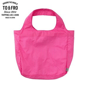 TO&FRO PACKABLE TOTE BAG PINK トラベルグッズ ポケッタブルトートバッグ お散歩 ピンク 