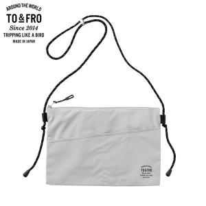TO&FRO PACKABLE POUCH −SQUARE− GREIGE パッカブルポーチ サコッシュ フェス グレージュ 