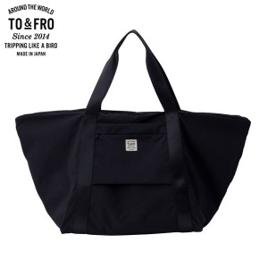 (長期欠品中、予約販売)TO&FRO CARRY ON BAG −PLAIN− BLACK トラベルグッズ キャリーオンバッグ  ブラック 黒))