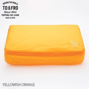 TO&FRO ORGANIZER AIR L 205 YELLOWIMH ORANGE 超軽量撥水トラベルオーガナイザー 荷づくり パッキング (L-1)