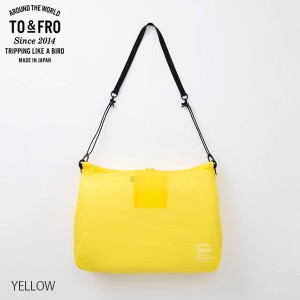 TO&FRO ULTIMATE LIGHT SHOULDER BAG 206 YELLOW 超軽量撥水 ショルダーバッグ (L-1)