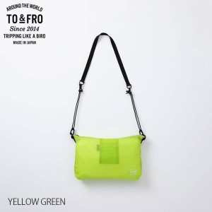 TO&FRO ULTIMATE LIGHT SHOULDER BAG -MINI- 207 YELLOW GREEN 超軽量撥水 ショルダーバッグ (L-1)