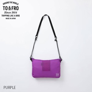 TO&FRO ULTIMATE LIGHT SHOULDER BAG -MINI- 213 PURPLE 超軽量撥水 ショルダーバッグ (L-1)