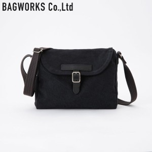 BAGWORKS POSTMAN MISSING PIECE MINI ブラック (鞄のまち豊岡 バッグワークス) D2309