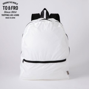 TO＆FRO BACKPACK −AIR− CLEAR わずか175g 容量12.3Lリュック バックパック D2309