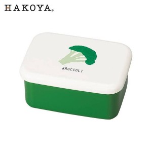 HAKOYA 長角一段弁当箱 ミニ ブロッコリー たつみや CODE：316707