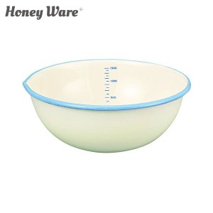 富士ホーロー Honey Ware ビームス 片口ボール 20cm ホワイト BM-20B W ハニーウェア CODE：330592