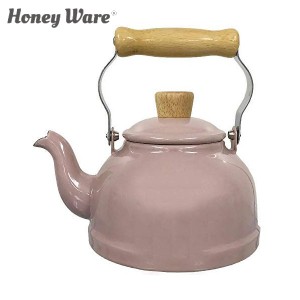 富士ホーロー Honey Ware Cotton ホーロー ケトル 1.6L アッシュピンク CTN-1.6K.AP ハニーウェア コットン CODE：332877