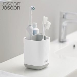 (長期欠品中につき、入荷次第の予約販売)Joseph Joseph イージーストア スモール 70509 シルキーグレー 歯ブラシスタンド ジョセフジョセ