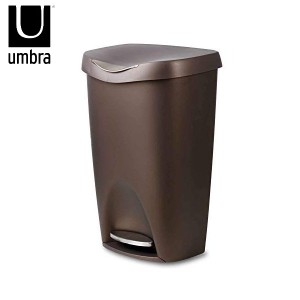 (長期欠品中につき、入荷次第の予約販売)Umbra プリムカン 50L ブロンズ ペダル式ゴミ箱 2084200125 アンブラ