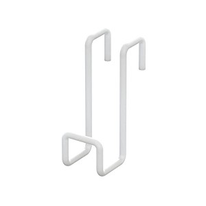 平安伸銅工業 LABRICO DIY収納パーツ ナゲシレールフック KXW-211 ホワイト 奥行6×高さ9.5×幅3.5cm ラブリコ