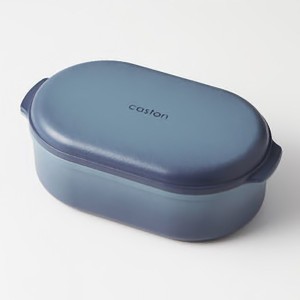 竹中 caston 弁当箱 ワイド ランチボックス ブルー 650mL T-16638 キャストン