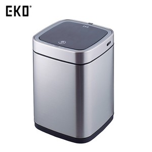 EKO ゴミ箱 エコスマート X 充電式センサービン 9L シルバー センサー式 USB充電式 インナーボックス付 EK9252RGMT-9L